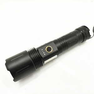 Digital Display Strong Light Zoom Type C Usb Rechargeable Outdoor Head Flashlight 30W