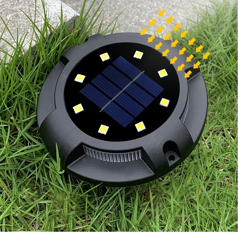 floor recessed light solar LED Garden Landscape Inground Light Outdoor Solar buried Lamp brick underground light