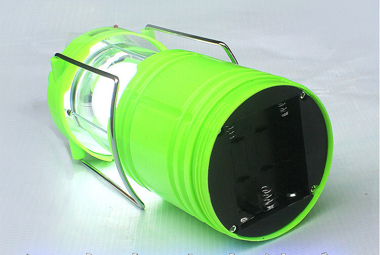 Solar led rechargeable camping lantern lamp G85 portable plastic lantern