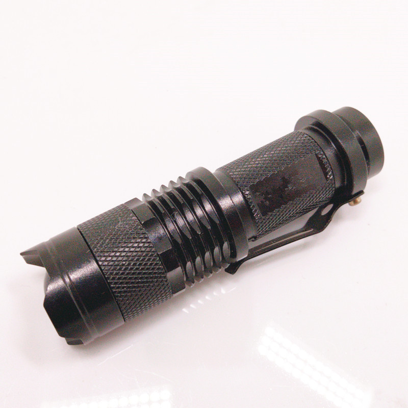 Mini LED Flashlight ZOOM 7W  2000LM Waterproof LED 3 Modes Zoomable Torch AA 14500 battery Flashlight Linterna led