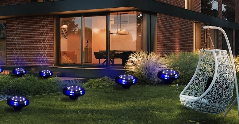 floor recessed light solar LED Garden Landscape Inground Light Outdoor Solar buried Lamp brick underground light