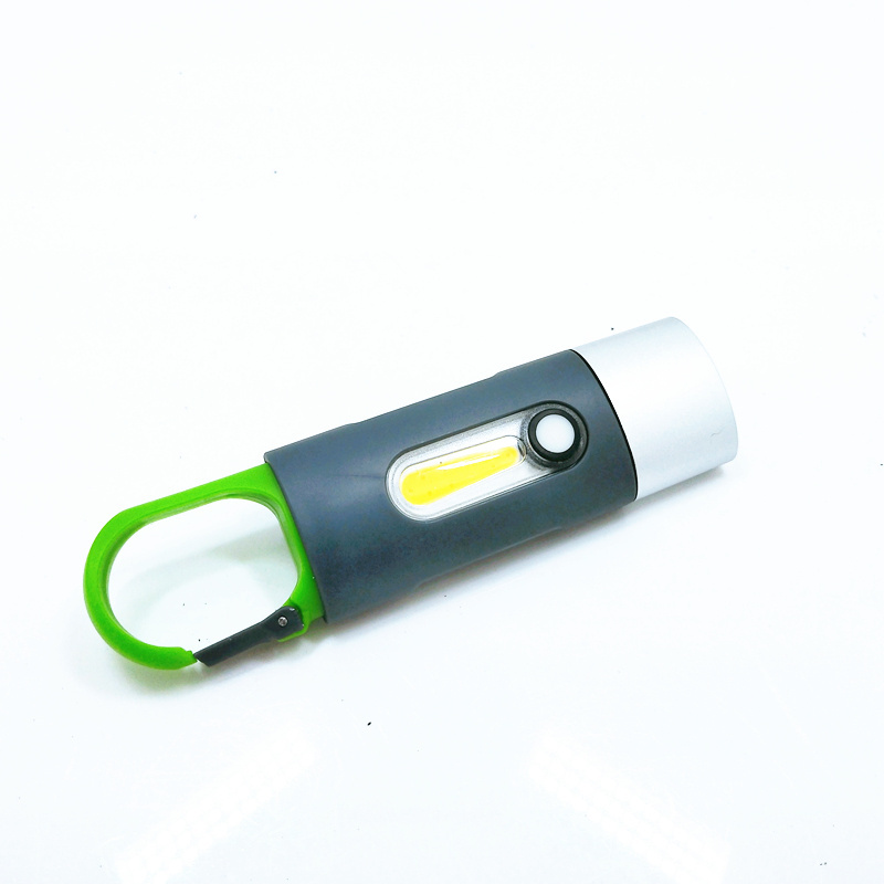 Hot Sale Super Bright Portable Zoomable XPE LED Mini COB Aluminum Flashlight with COB Side Lights For Outdoor