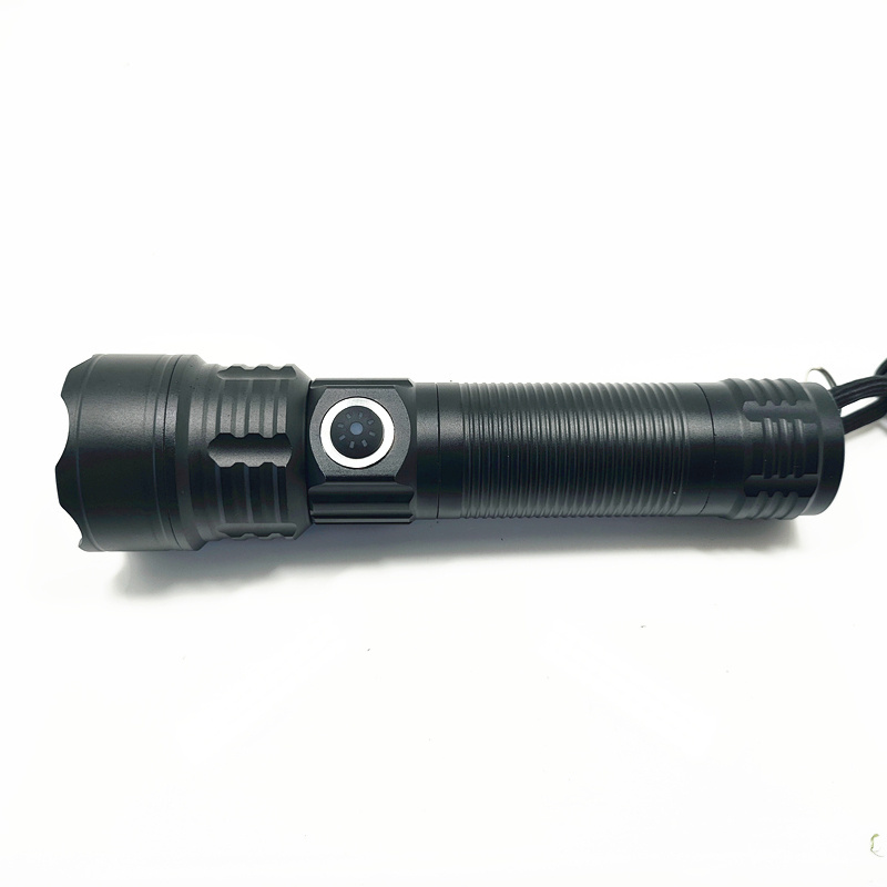 Xhp50 compact 10000 lumen zoom 300 m pen holder lightweight small 18650 battery camping patrol  flashlight