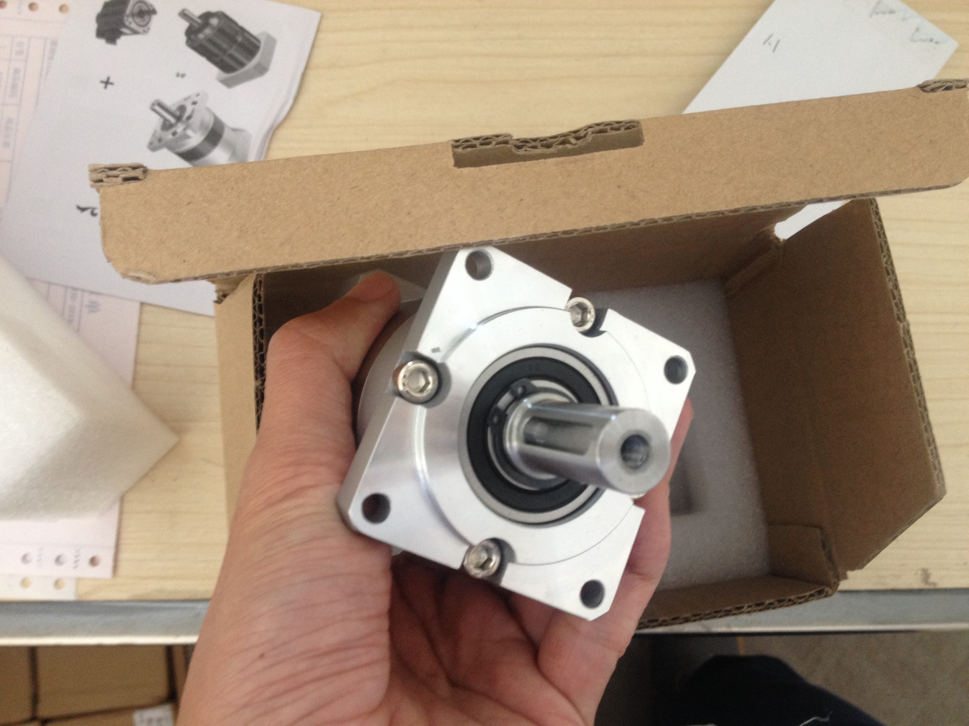 High torque Planetary gearbox for Mitsubishi Delta Shimpo servo motor