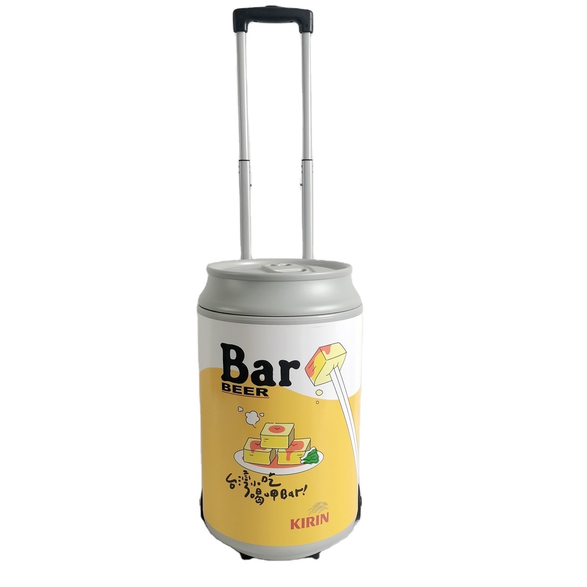 Double Wall Gel Ice Bucket Beer cooler Wine Bottle Trolley Cooler box for bar wholesale