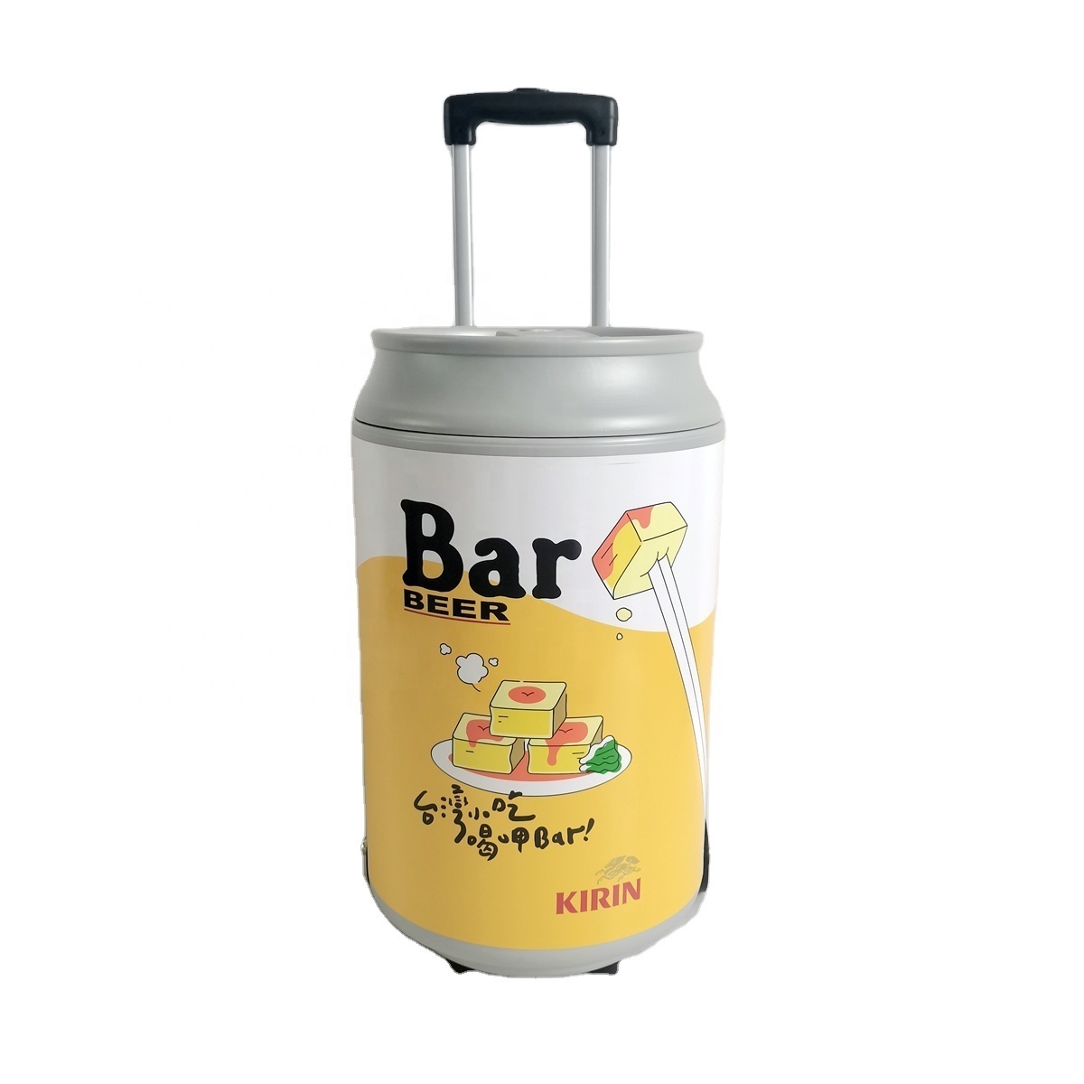 Double Wall Gel Ice Bucket Beer cooler Wine Bottle Trolley Cooler box for bar wholesale