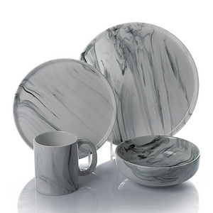 Factory Wholesale Cheap Marbling Vajillas de Porcelana Dinnerware Set, Dinner Set In Sri lanka~