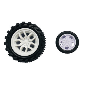 Hot sale High Quality Custom-made Model Car Toys Tire Molded Rubber Tire small toy parts wheels made of PP/TPR