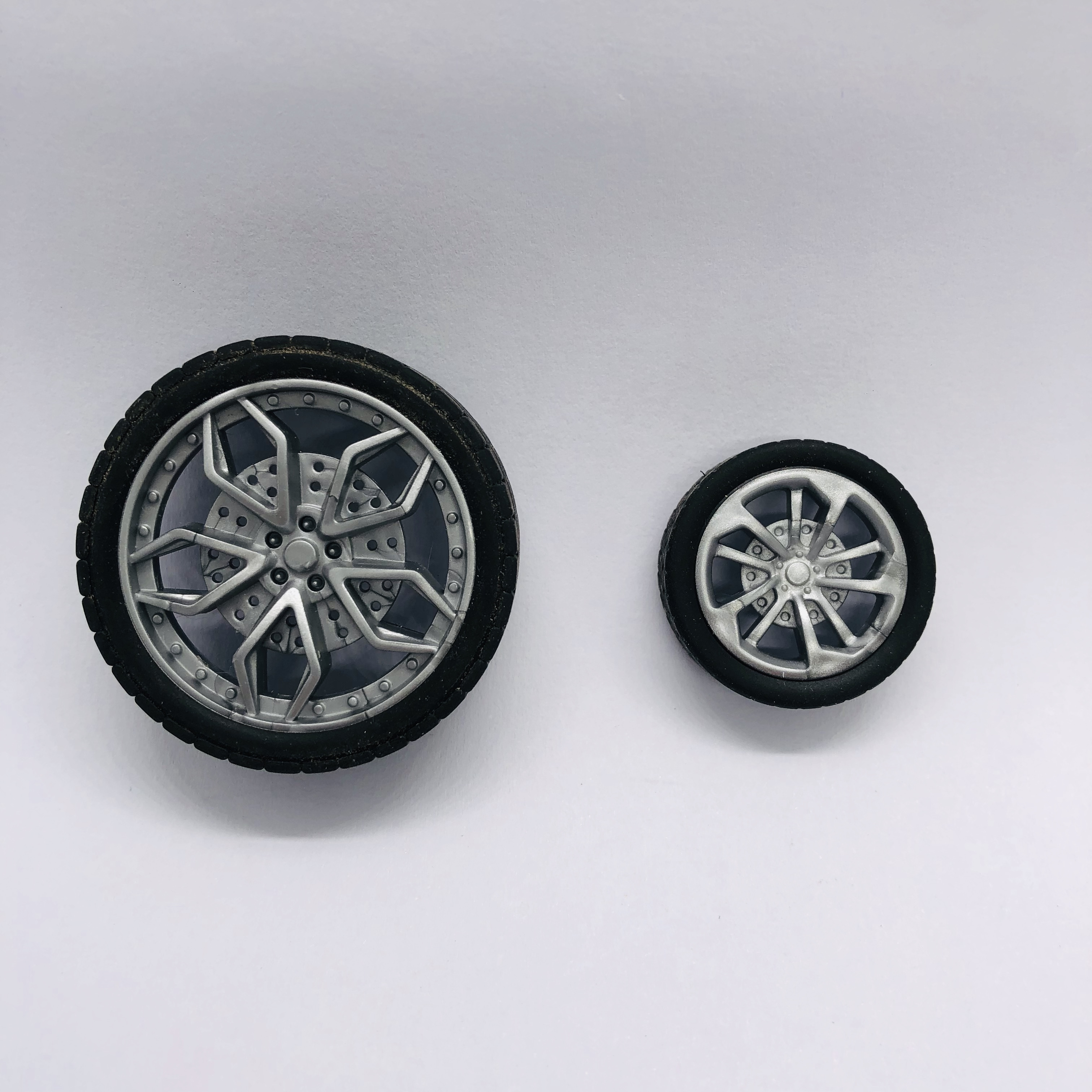 Hot sale High Quality Custom-made Model Car Toys Tire Molded Rubber Tire small toy parts wheels made of PP/TPR