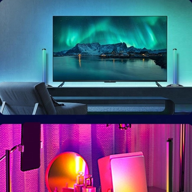 Smart APP Control RGB Bar Light LED TV Background Lamp with DIY Music Sync Modes