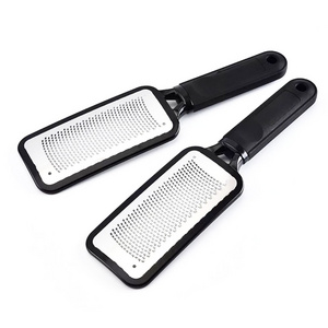 2021 Hot Sale Plastic Handle Stainless Steel Foot File Foot Grater Pedicure Rasp Foot Rasp Callus Remover