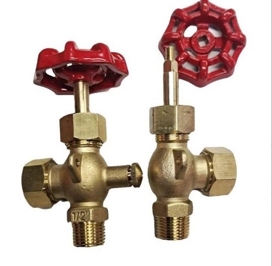 DN15 brass material water level gauge valve for boilers