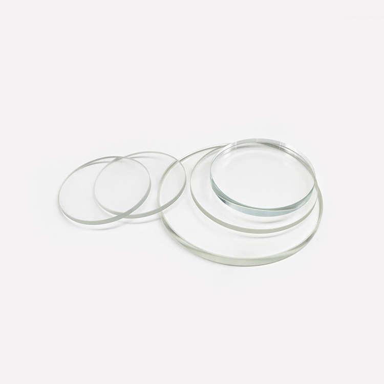 Aohong round viewing lens transparent borosilicate glass disk