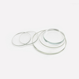 Aohong round viewing lens transparent borosilicate glass disk