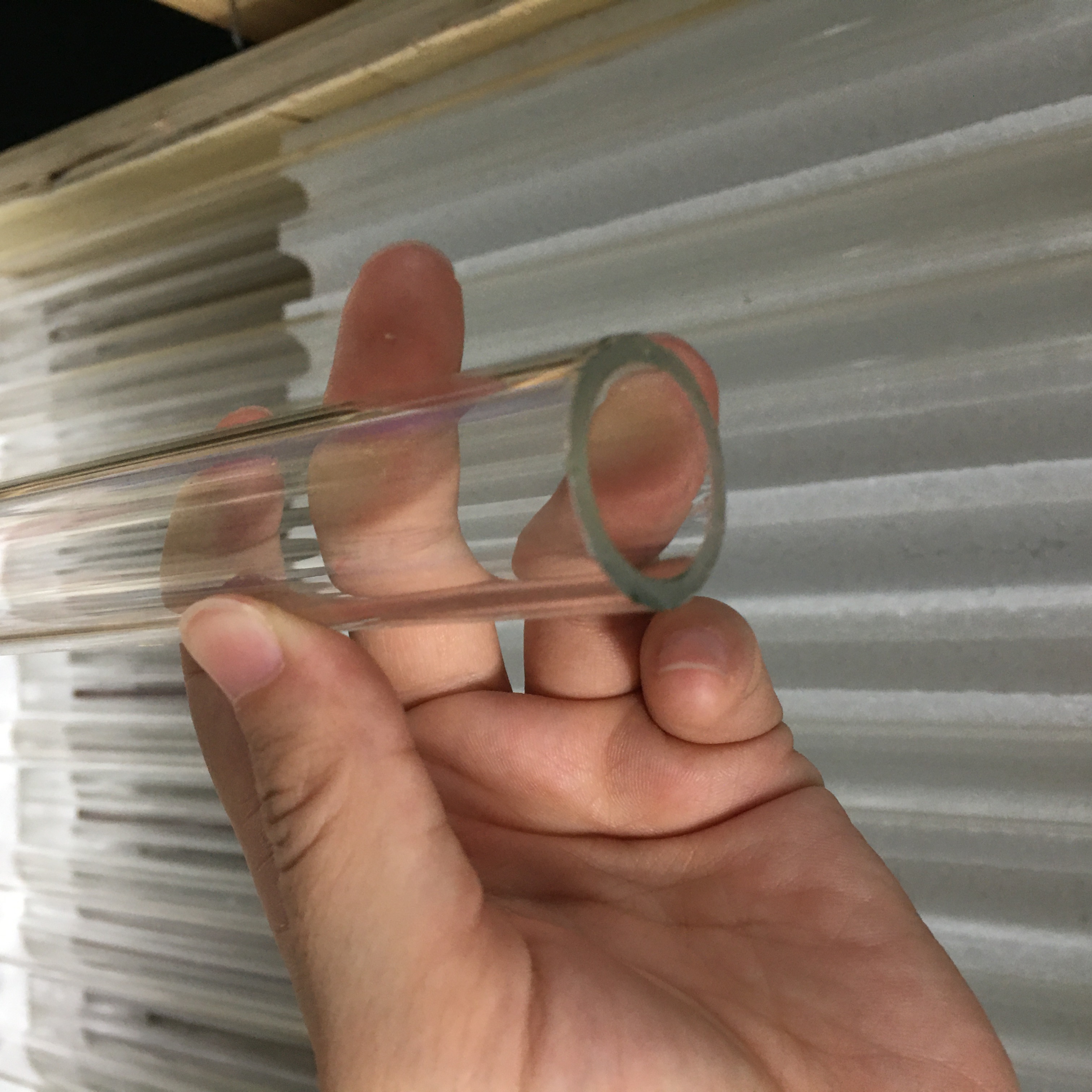 Factory custom glass tube conical glass tube borosilicate glass tube for laboratory flow meter