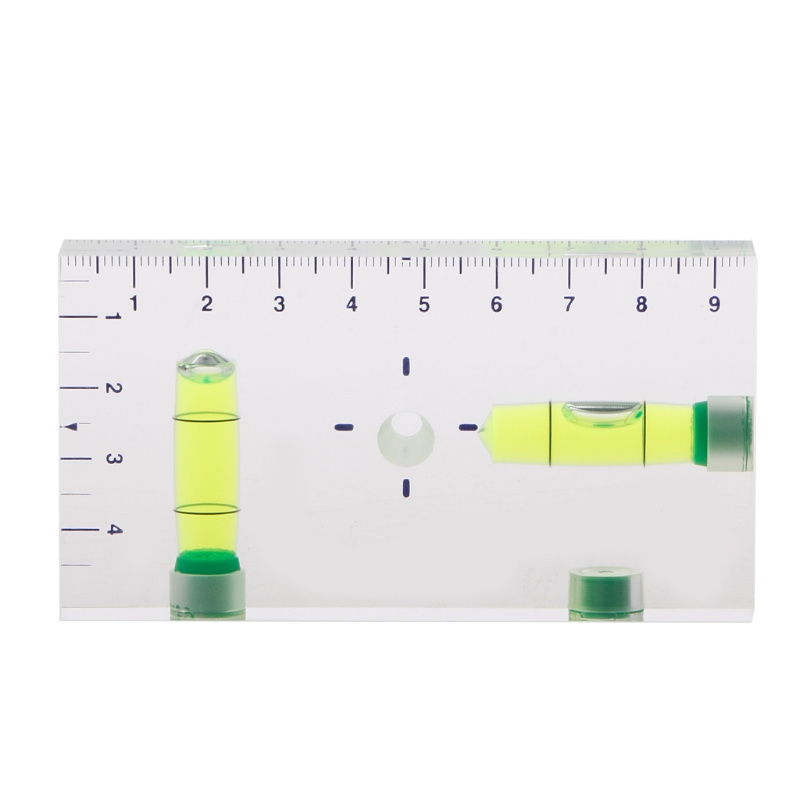 High Precision Transparent Two Direction Magnetic Level Bubble Mini Spirit Level Meter