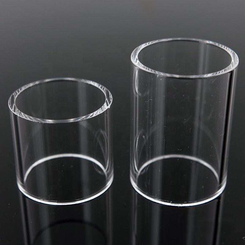 clear polishing thick silica quartz glass tube /quartz pipe