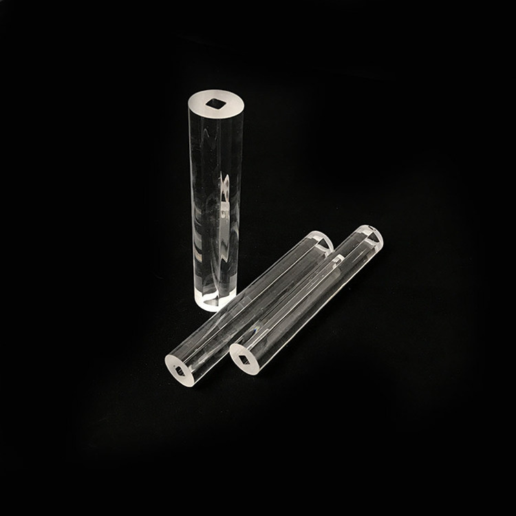 High temperature heat resistant UV lighting optical fused clear quartz glass cylinder capillary test tube pipes