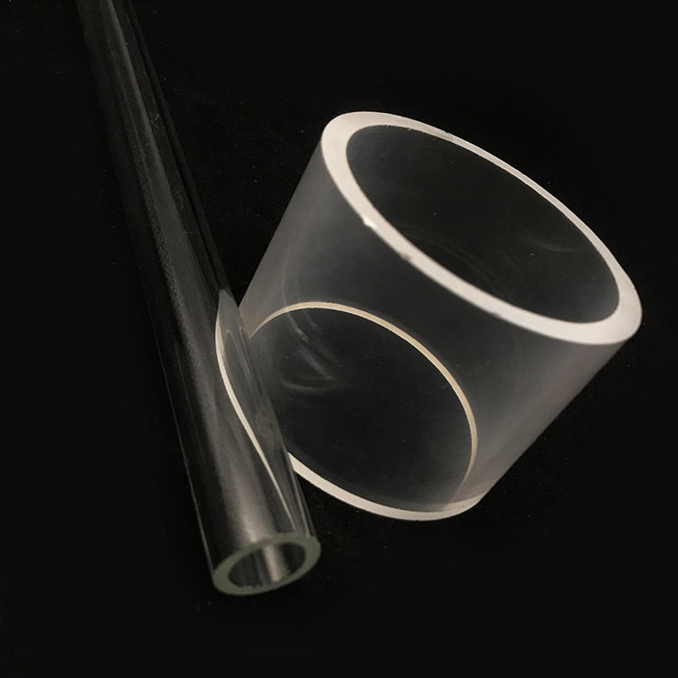 Transparent borosilicate glass tube crystal glass pipe