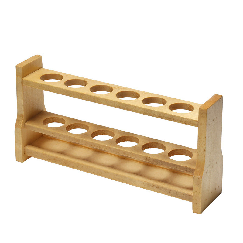 Laboratory Use Wooden Test Tube Rack