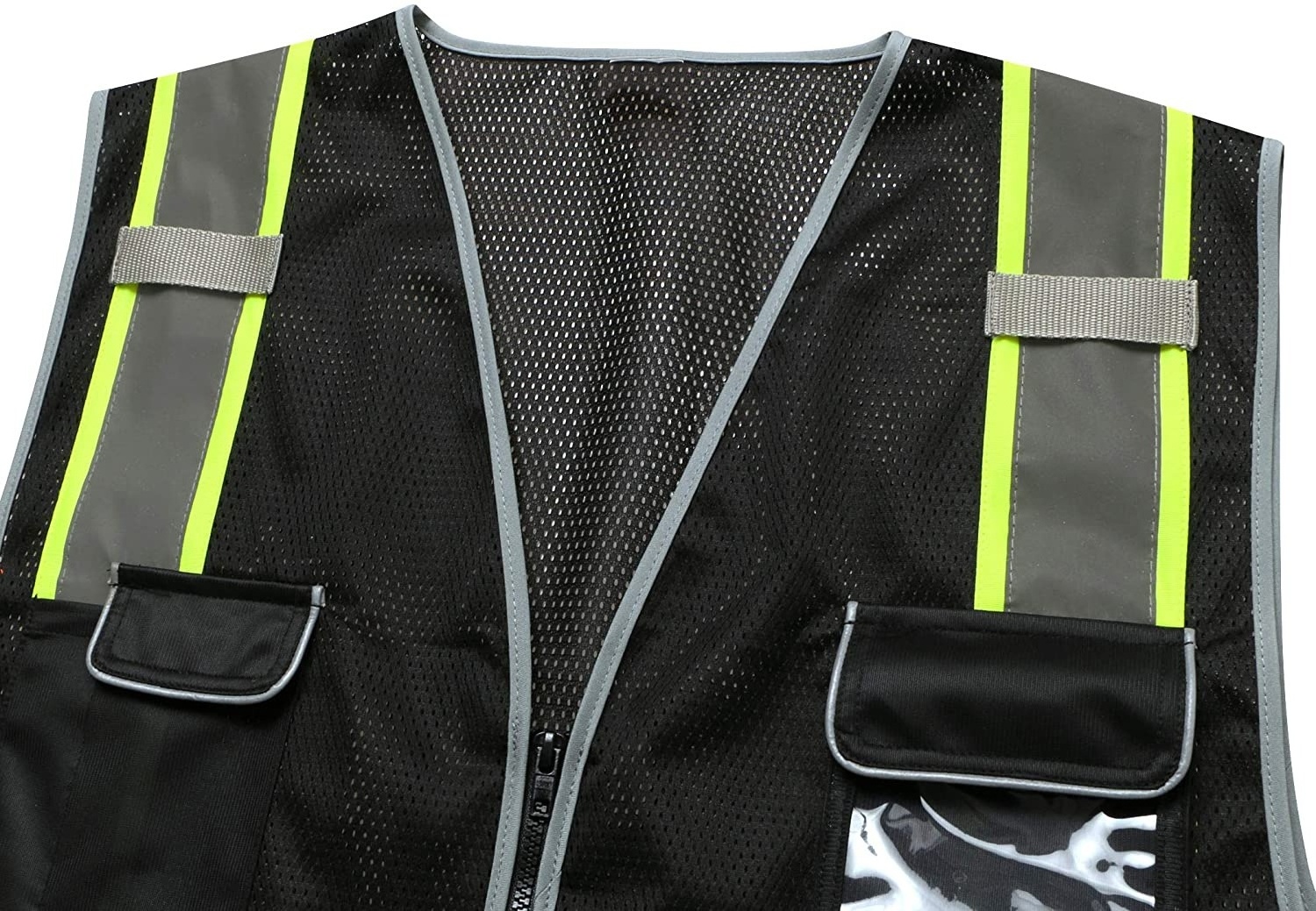 Wholesale Safety Vest Work wear High Visibility Mesh Reflective Vest with Pockets for Men Women