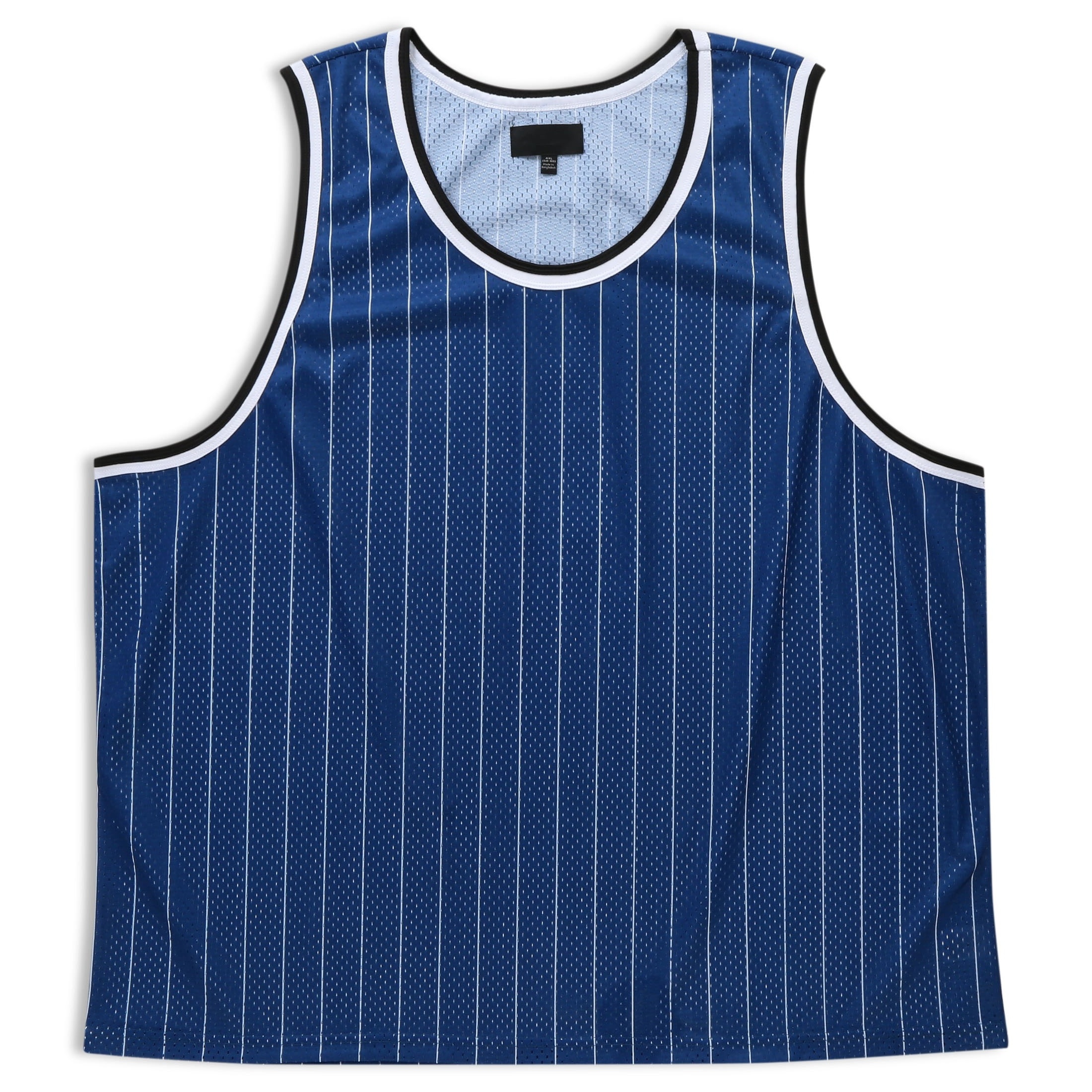 Newest Style Men's Breathable Polyester Mesh Striped Design Sublimated Tank Tops Singlets for Sports Casual Gym Running