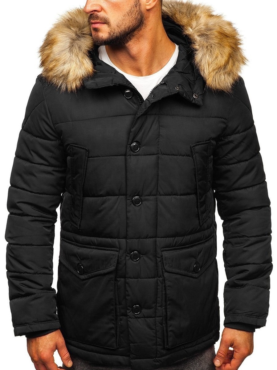 Mens Parka Jackets New Style Winter Quilted Lightweight Hunting Hiking Performance Parka Jackets