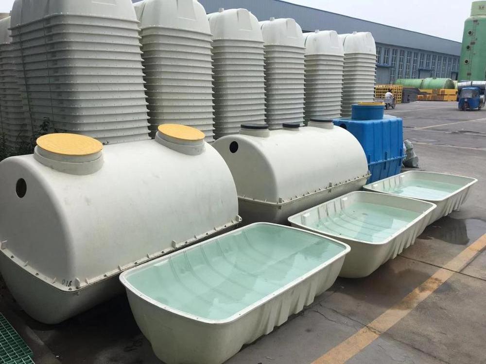 Factory Wholesale 0.5m3-5m3 Fiberglass SMC Water Tank Sewage Collection Tank Rain Water Tank