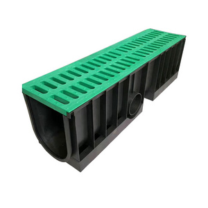 Resin concrete gutter rainwater drainage channel polymer concrete drainage channel