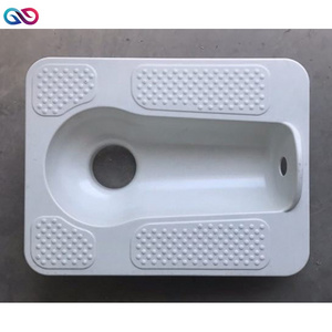 SMC Squatting Pan FRP GRP Fiberglass Composite Toilet WC Squat Pan Infragile Squatting Pan