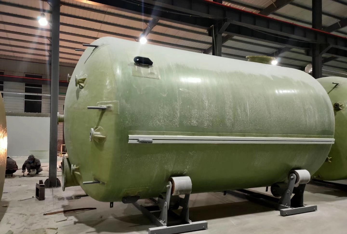 FRP GRP Fiberglass Storage Tank with PVDF Liner