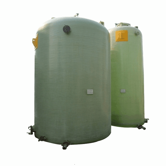 Frp fiberglass sulfuric acid H2SO4 storage tank or vessel 500 m3 tank