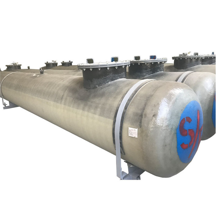 Double Layer Fiberglass Storage Underground Tank For Gas Station