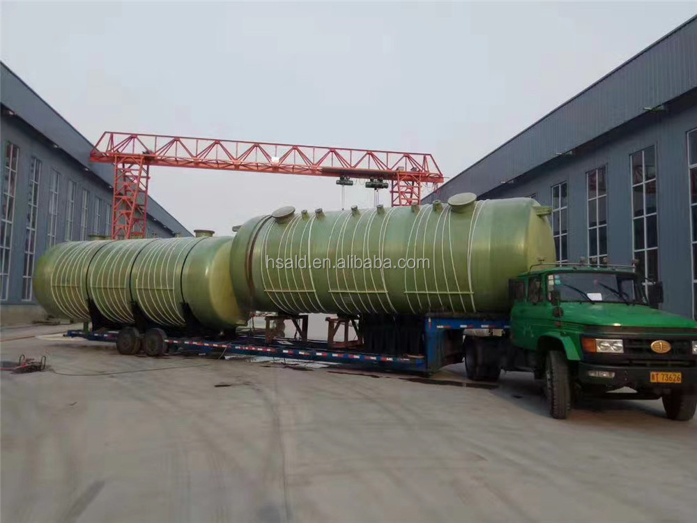 FRP fiberglass storage tank Concentrate Brine Tank HCl Tank