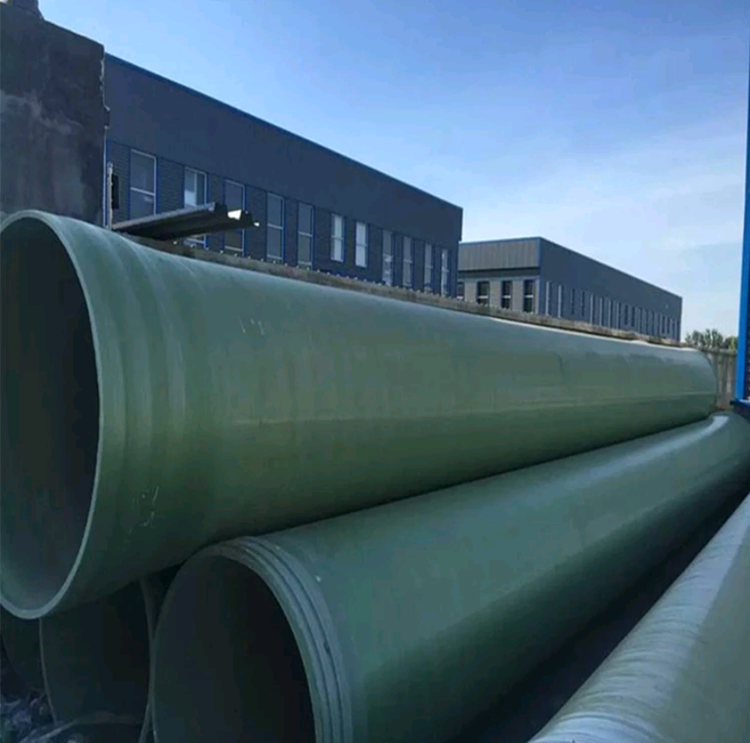 Customized Durable Glass Reinforced Plastic Sand Pipe Transport Drain Water Frp Pipe