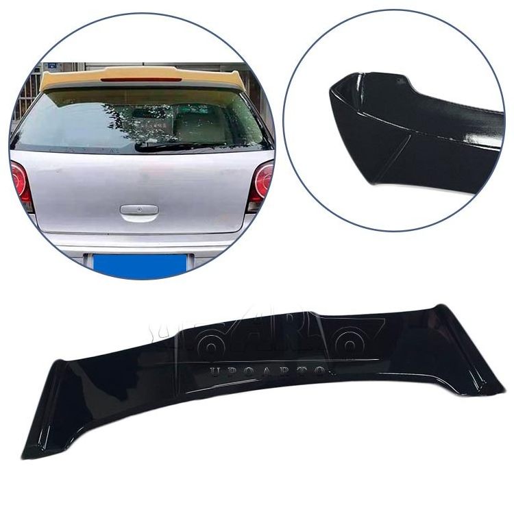 Retrofitting Automotive Parts ABS Carbon Fiber Bat Style Car Rear Boot Spoilers Roof Spoiler For VW POLO 9N 9N3 MK4 2002-2009