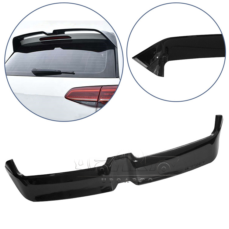 Nice Fitment Bodykit ABS Carbon Fiber Oettinger Style Rear Spoiler For VW Golf 7 R-line MK7 R Line 2012 2013 2014 2015 2016 2017