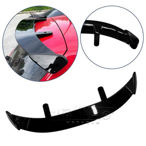 Auto Tuning Exterior Accessories ABS Carbon Fiber Gen 3 Universal Rear Tail Wing Spoiler For Hatch Back Cars