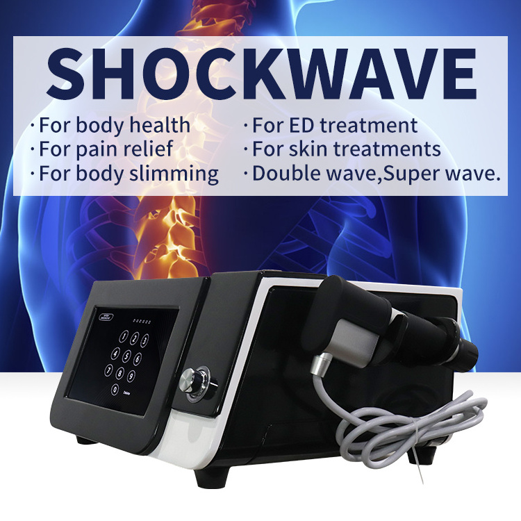 Factory price portable home use focused shockwave with tab therapy machine/equipment price