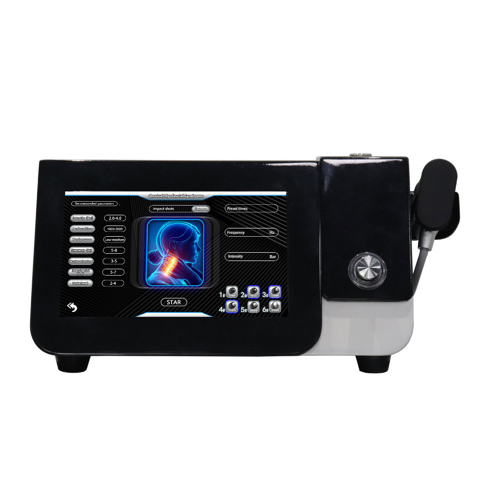 Factory price portable home use focused shockwave with tab therapy machine/equipment price