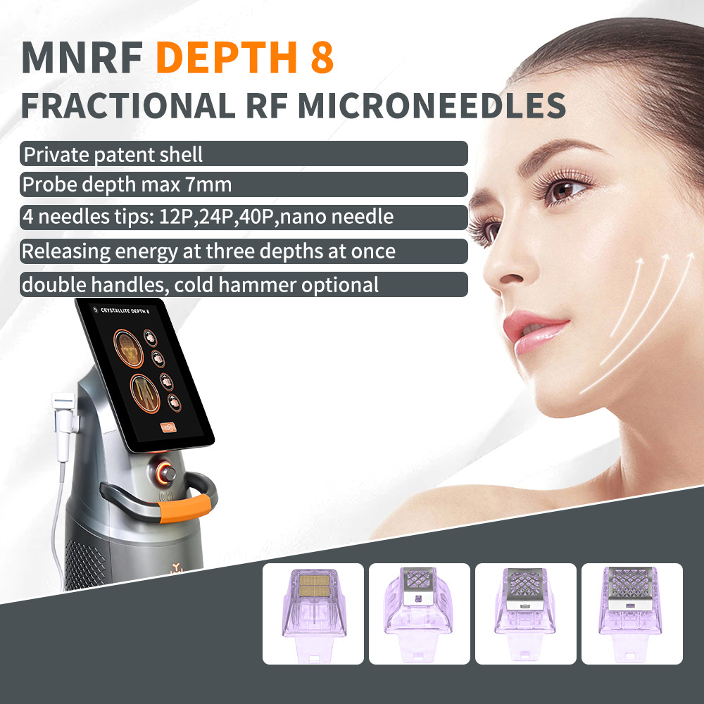 2 In 1 Face and Body Skin Tightening Morpheus8 Machine Anti Wrinkle Stretch Marks Removal Morpheus8 Machine with Cold Hammer