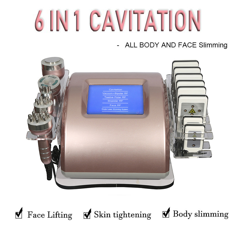 2023 New 30k 40k 80k cavitation vacuum weight loss device body slimming lipo cavitation machine / 25khz cavitation slim machine