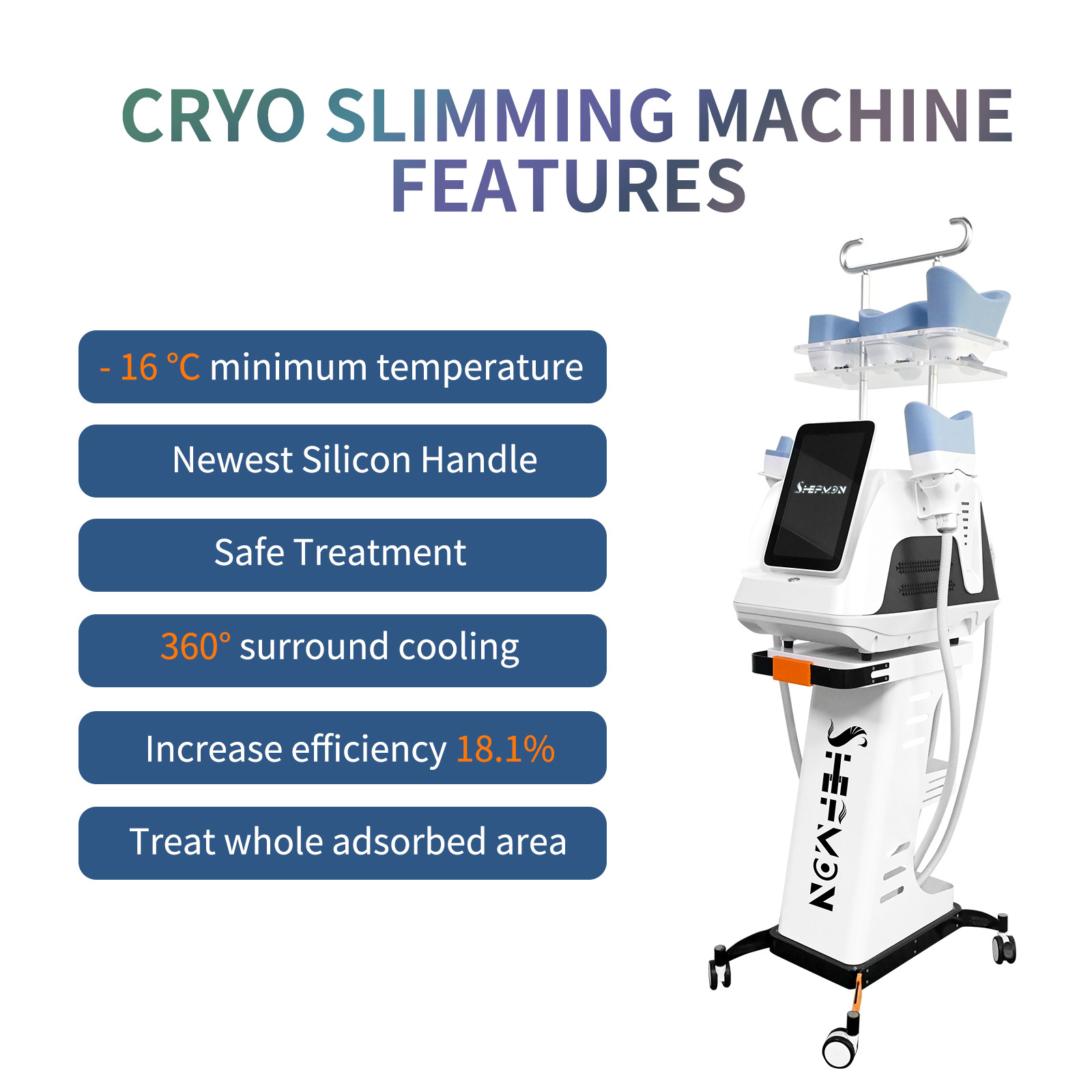 Portable S10 Cryolipolysis Slimming Machine 360 Cool Body Sculpting Machines Fat Freezing / Cryolipolisis