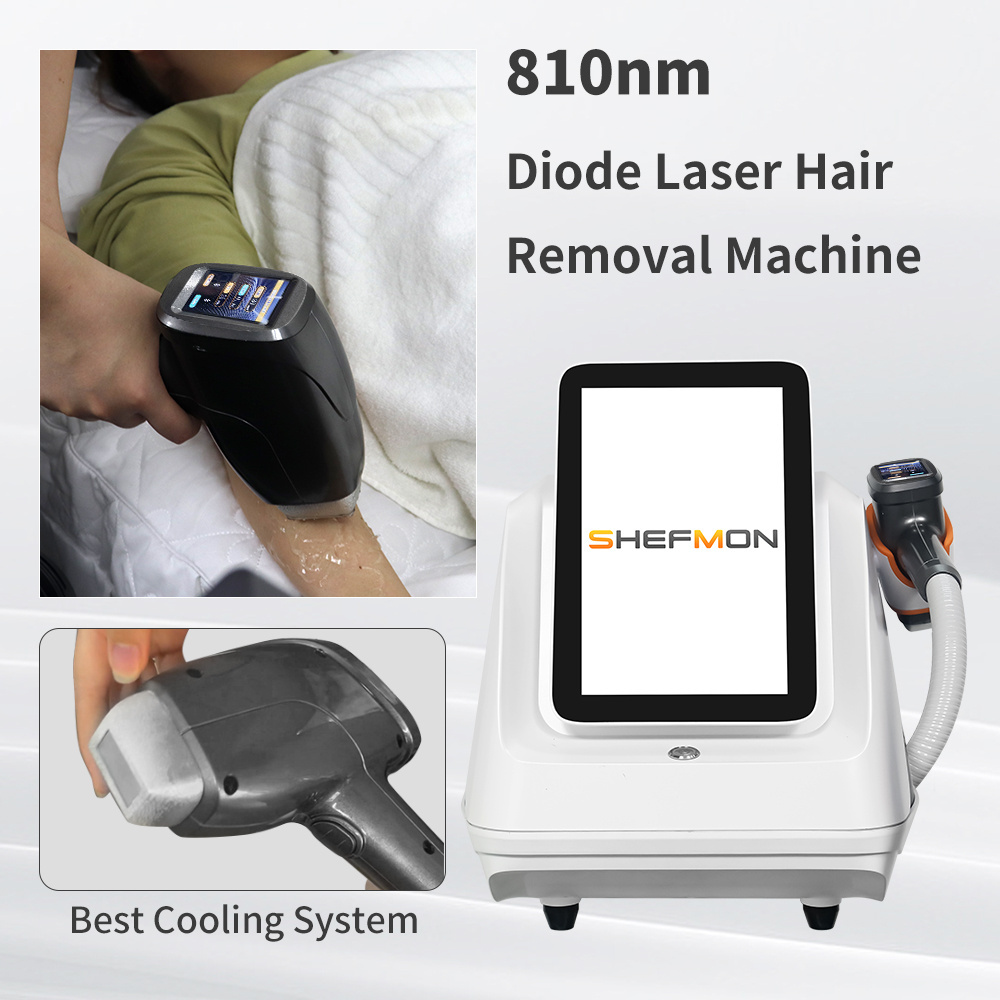 Hot Sale Portable Professional Machine Laser 808nm Hair Removal Beauty Equipment Painless 810 Diode Laser Hair Removal Machine