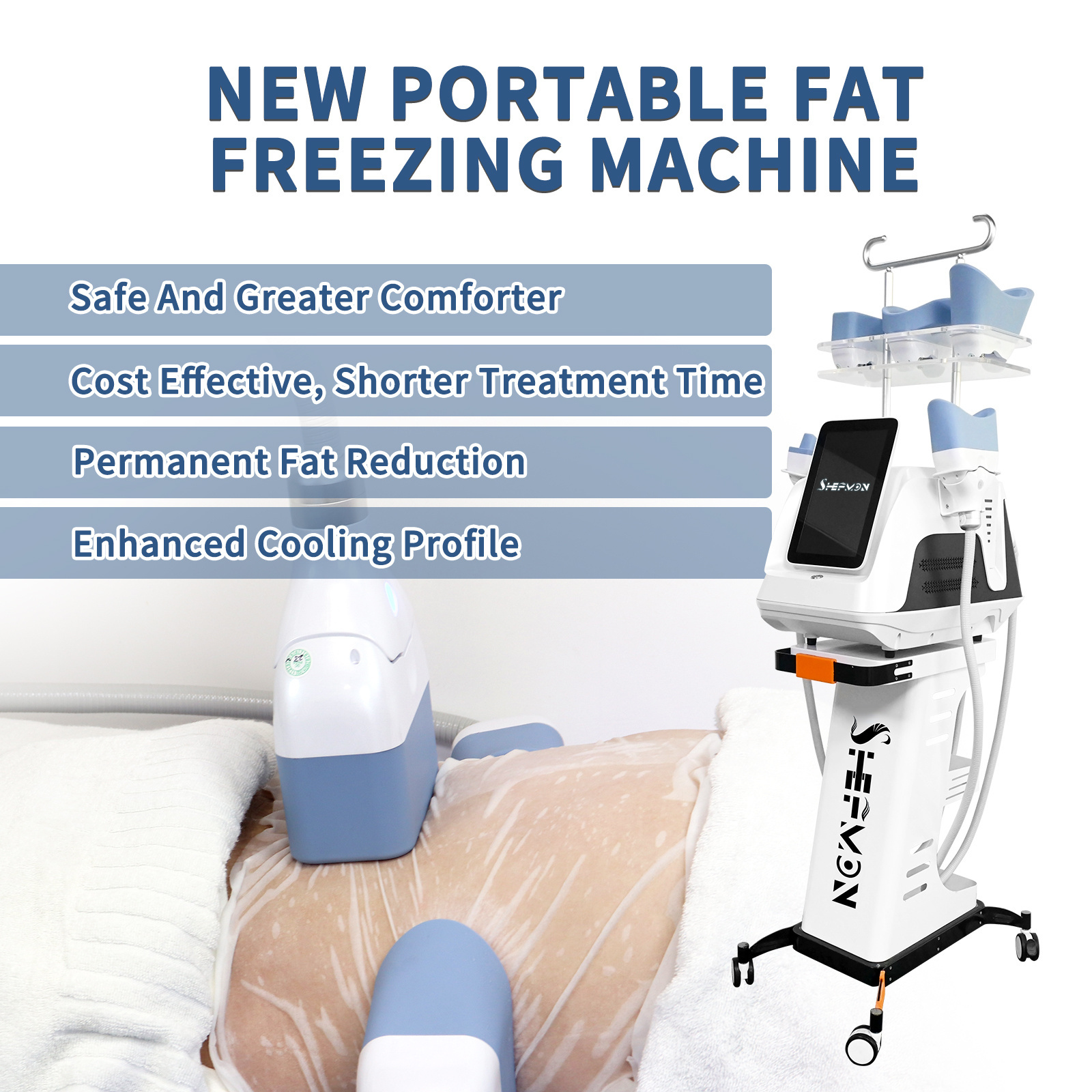 Newest Products Coolsculption Cryo Machine Cooling Slimming Body Cryolipolysi Sculpting Machine Portable For Commerical