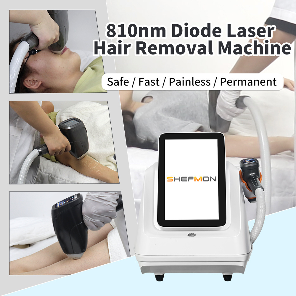 Hot Sale Portable Professional Machine Laser 808nm Hair Removal Beauty Equipment Painless 810 Diode Laser Hair Removal Machine