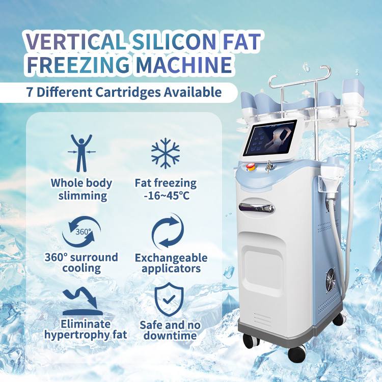 Professional 2023 Slimming machine cryo machine 7 handle coolsculption cryo lose weight 360 degree fat freezing