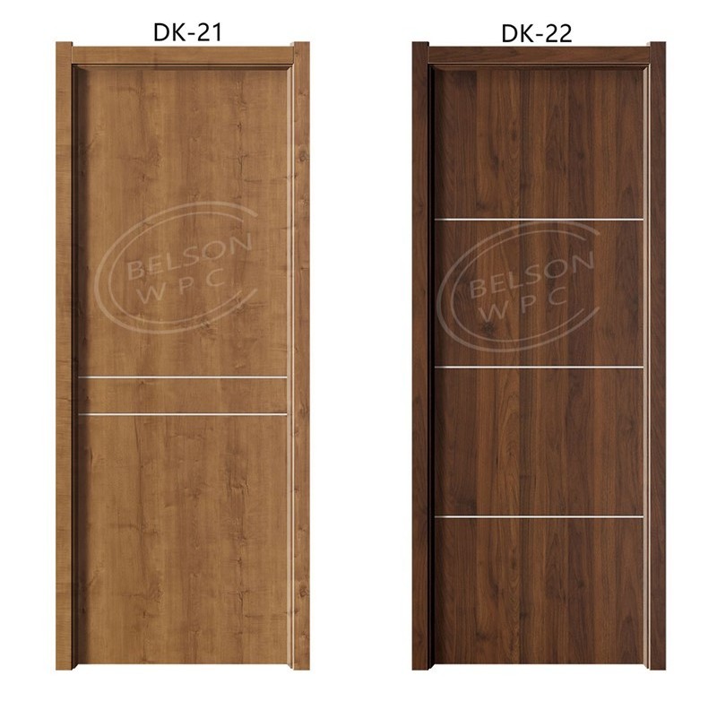 Chinese Manufacturer Interior Wooden Door WPC Waterproof Soundproof Door For Home