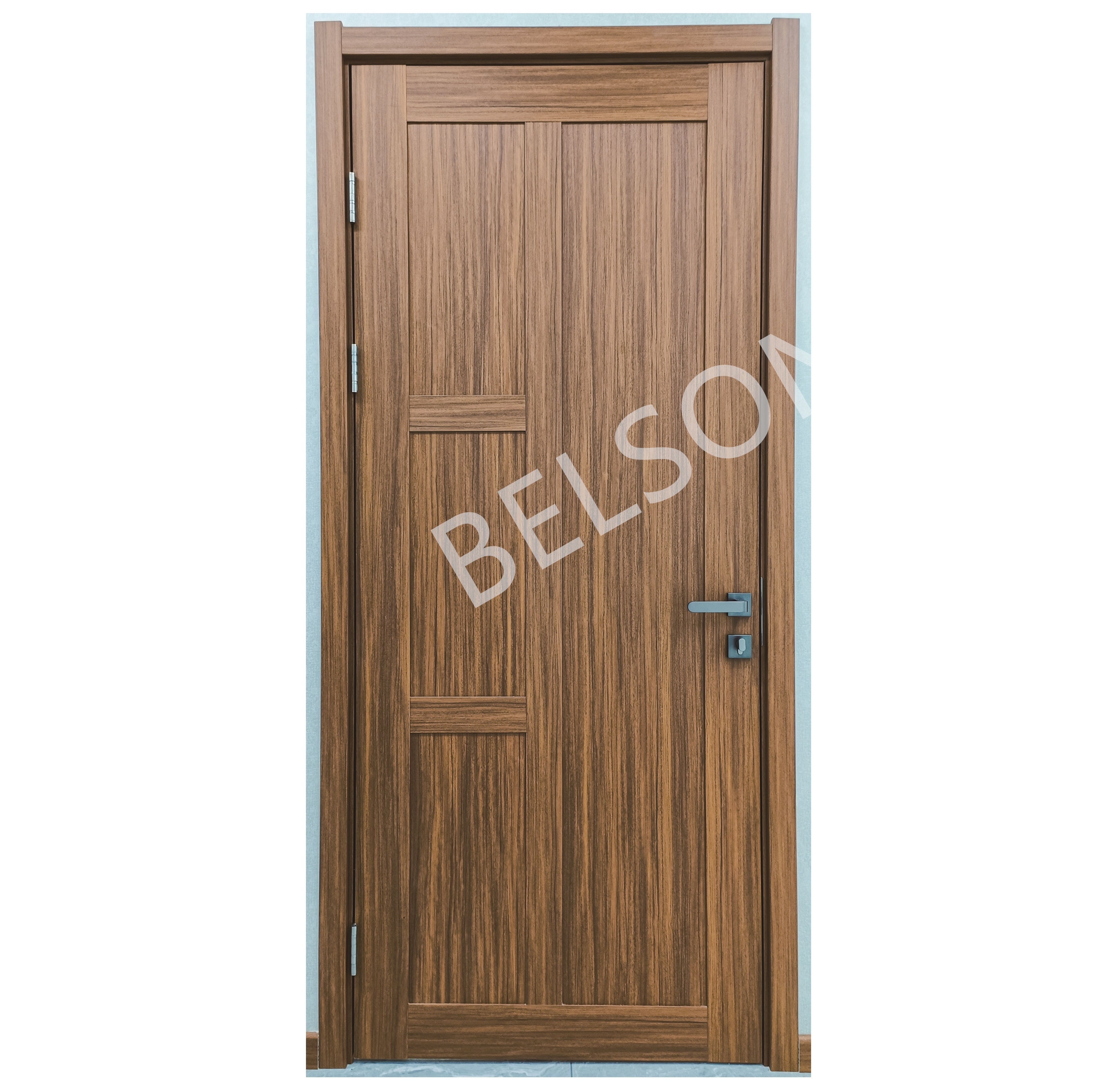 Cheap Price Waterproof Wood Plastic Composite Door Interior Room Wooden Panel WPC Doors with Door Frame