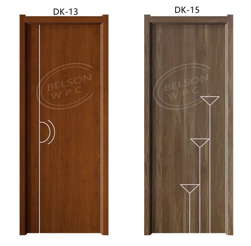 Chinese Manufacturer Interior Wooden Door WPC Waterproof Soundproof Door For Home